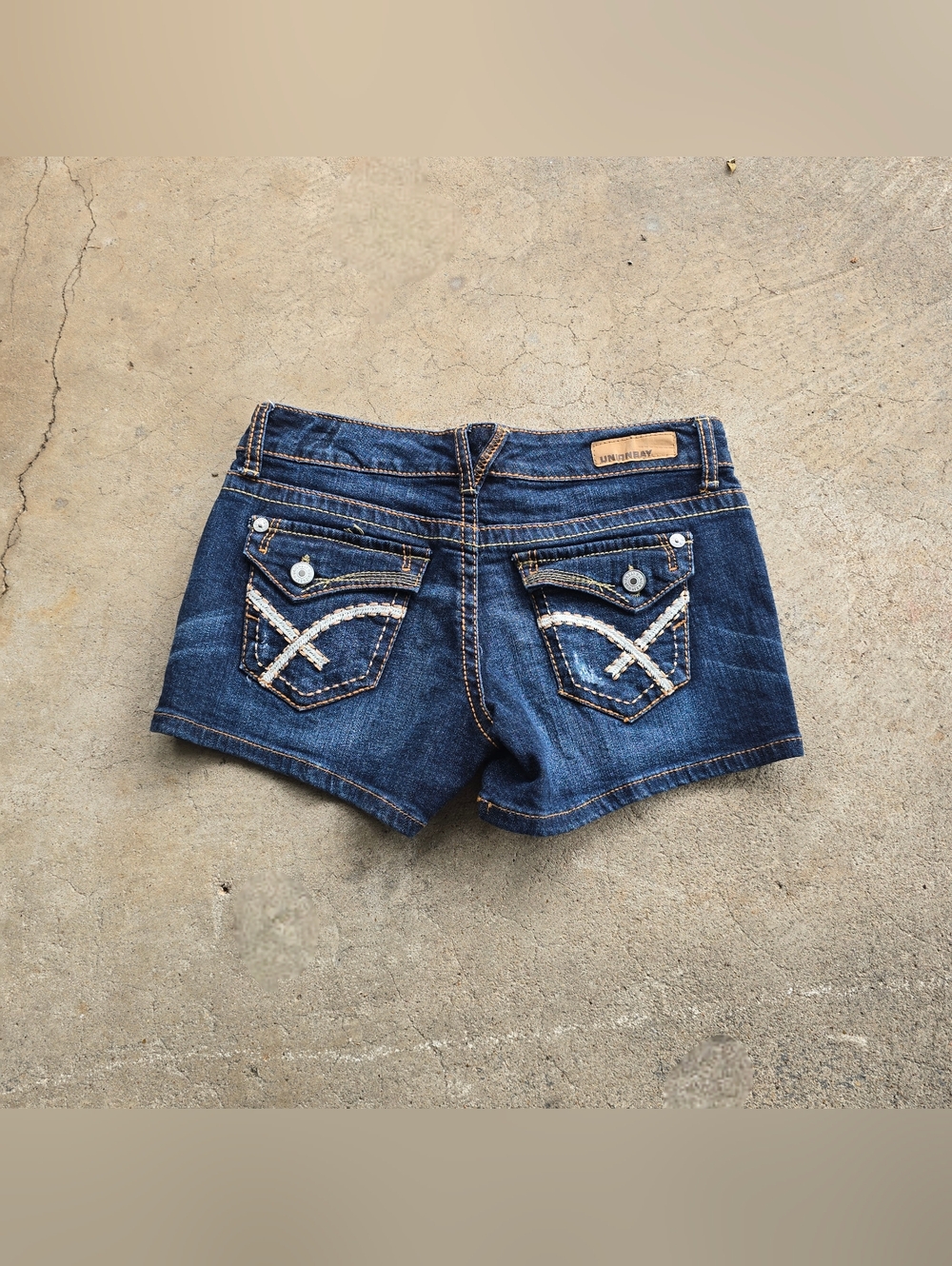 vtg y2k unionbay dark wash cutie Shorts